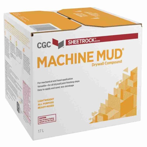 CGC Sheetrock Machine Mud Drywall Compound, Ready-Mixed - 17L - Image 1