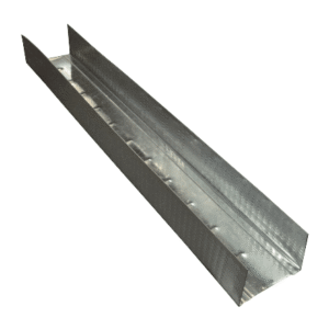 3-5/8" x 10' Galvanized Steel Wall Framing Track