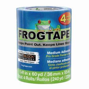 Frogtape 4-Pack Blue Pro Grade Painters Tape - 1.41-in x 180-ft