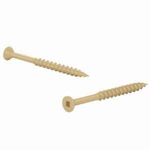 Deck Screws - #8 - 3" - 100/Box - Tan