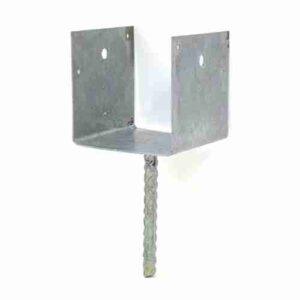 Simpson Strong-Tie RCPS Rebar Carport Saddle - Hot-Dipped Galvanized - 14-Gauge - 5 7/16-in L x 55/8-in W
