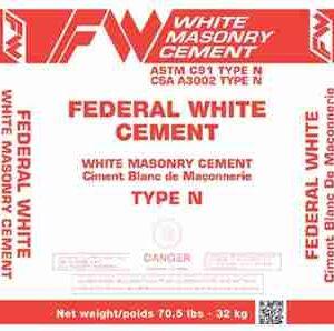 Federal White Masonry Cement Type N (32 kg)