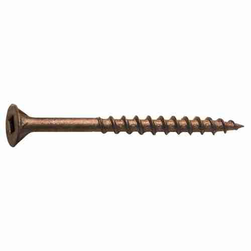 Precision Steel Deck Screws Precision Steel Deck Screws - Flat Head - Square Drive - Coarse Thread - #8 x 3-in - 94-Pack - Image 1
