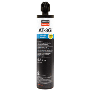 AT-3G 9.5-oz. High-Strength Acrylic Anchoring Adhesive Cartridge with Nozzle