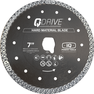 7" Hard Materials Blade - iQ228 Cyclone Dry Cut Tile Saw