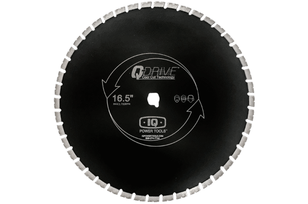 16.5" Combination Masonry Blade - iQMS362 Dry Cut Tile Saw - Image 1