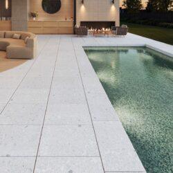 TERRAZZO Polished Patio Slab 600 x 600 x 60mm | Techo-Bloc