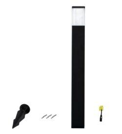 BOLD Cube High 24" Low Voltage LED Path Light – Black Anodized Aluminum with 360° Glow - Image 2