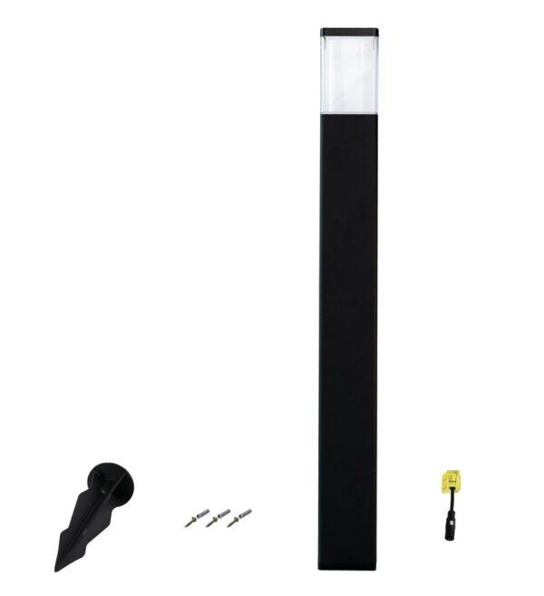 BOLD Cube High 24" Low Voltage LED Path Light – Black Anodized Aluminum with 360° Glow - Image 2