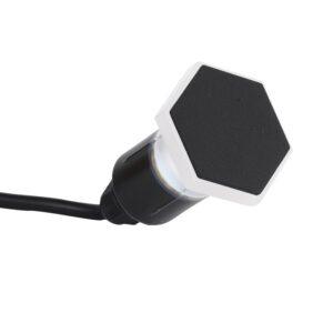 BOLD Prism Mini 22mm (7/8-Inch) Low Voltage LED Recessed Light – Black Polycarbonate with 360° Glow