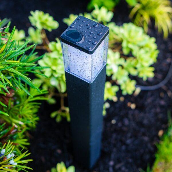 BOLD Cube High 24" Low Voltage LED Path Light – Black Anodized Aluminum with 360° Glow - Image 7