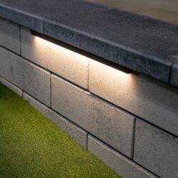 BOLD Edge 21 Low Voltage LED Undercap Light – 577mm (21-Inch) with Bracket, Black Anodized Aluminum