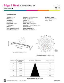 BOLD Edge 7 Neat Low Voltage LED Undercap Light – 120mm (7-Inch) Without Bracket, Black Anodized Aluminum - Image 7