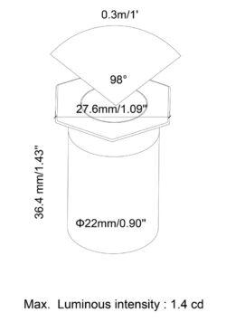 BOLD Ruby Mini 22mm (7/8") Low Voltage LED Recessed Light - Image 3