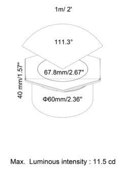 BOLD Ruby 60mm (2 3/8") Low Voltage LED Recessed Light - Image 24