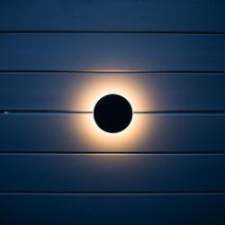 BOLD Silo Backlit 4 Low Voltage LED Wall Light – 100mm (4-Inch) Round, Black Polycarbonate with 360° Glow - Image 7