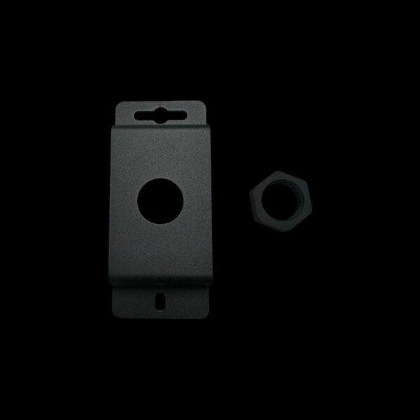 wall-mount-s-strata-s-spotlight-accessory-black-anodized-aluminum BOLD Wall Mount S for Strata S Spotlight – Black Anodized Aluminum for Hard Surface Installation - Image 1