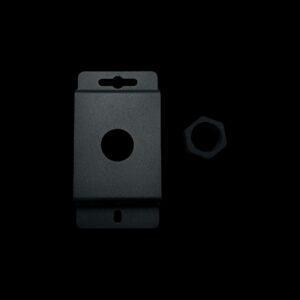 BOLD Wall Mount for Strata M, L, L Slim Spotlights – Black Anodized Aluminum for Hard Surface Installation