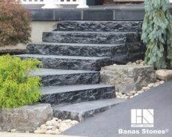 Banas Stones Step 6 in x 16 in x 48 in - SLATE GREY