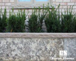 BANAS 2'' x 12'' x 48'' Natural Stone Coping - ROCKFACE