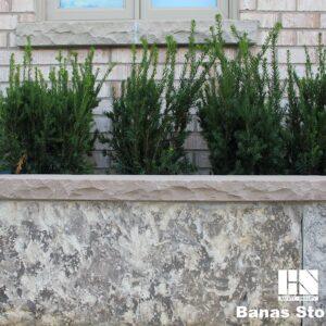 BANAS 2'' x 12'' x 48'' Natural Stone Coping - ROCKFACE