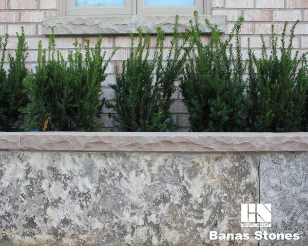 BANAS 2'' x 12'' x 48'' Natural Stone Coping - ROCKFACE - Image 1