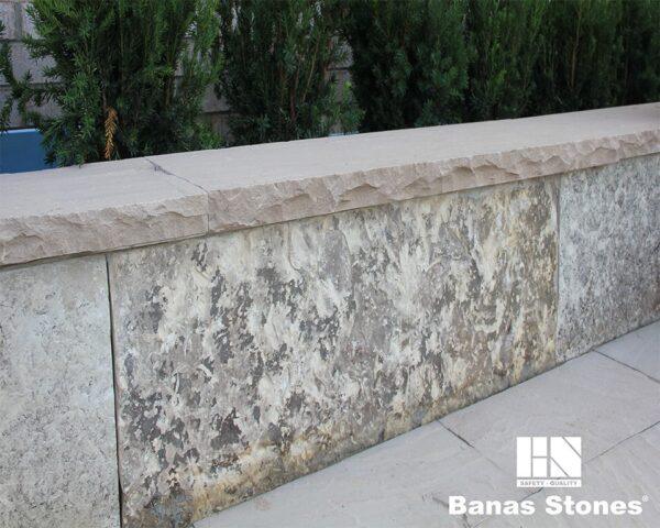 BANAS 2'' x 12'' x 48'' Natural Stone Coping - ROCKFACE - Image 2